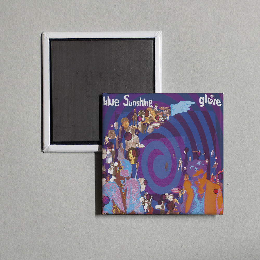The Glove - Blue Sunshine (Deluxe) Album Cover Fridge Magnet
