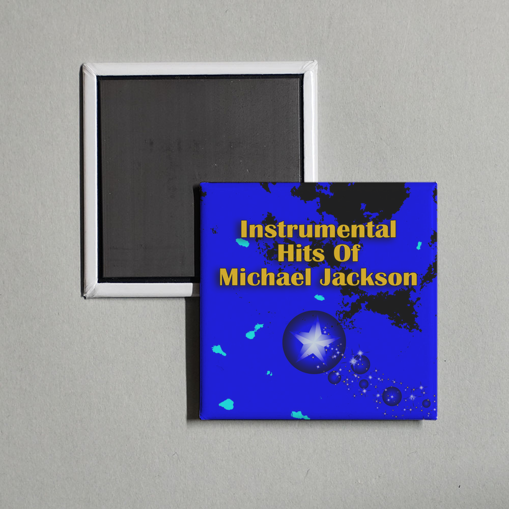 The Gloved King Of Pop - Instrumental Hits Of Michael Jackson Album Cover Fridge Magnet