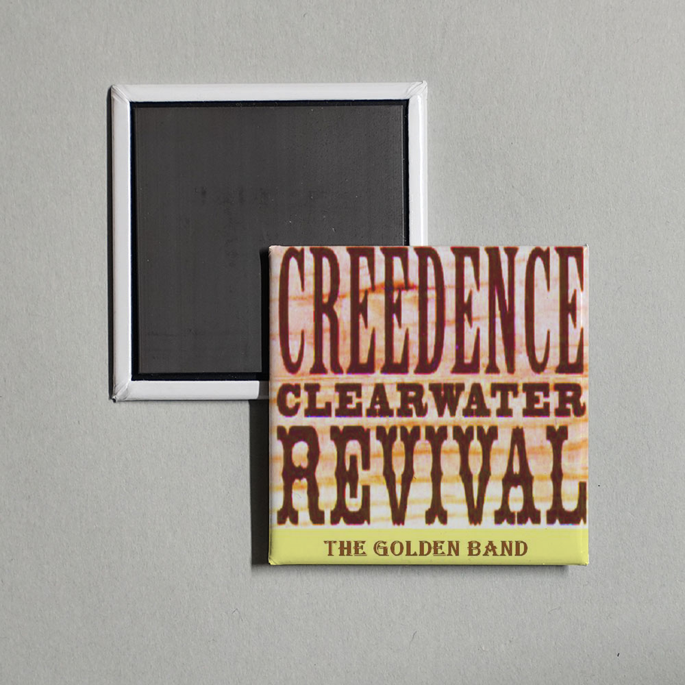 The Golden Band - Creedence Clearwater Revival Greatest Hits Album Cover Fridge Magnet
