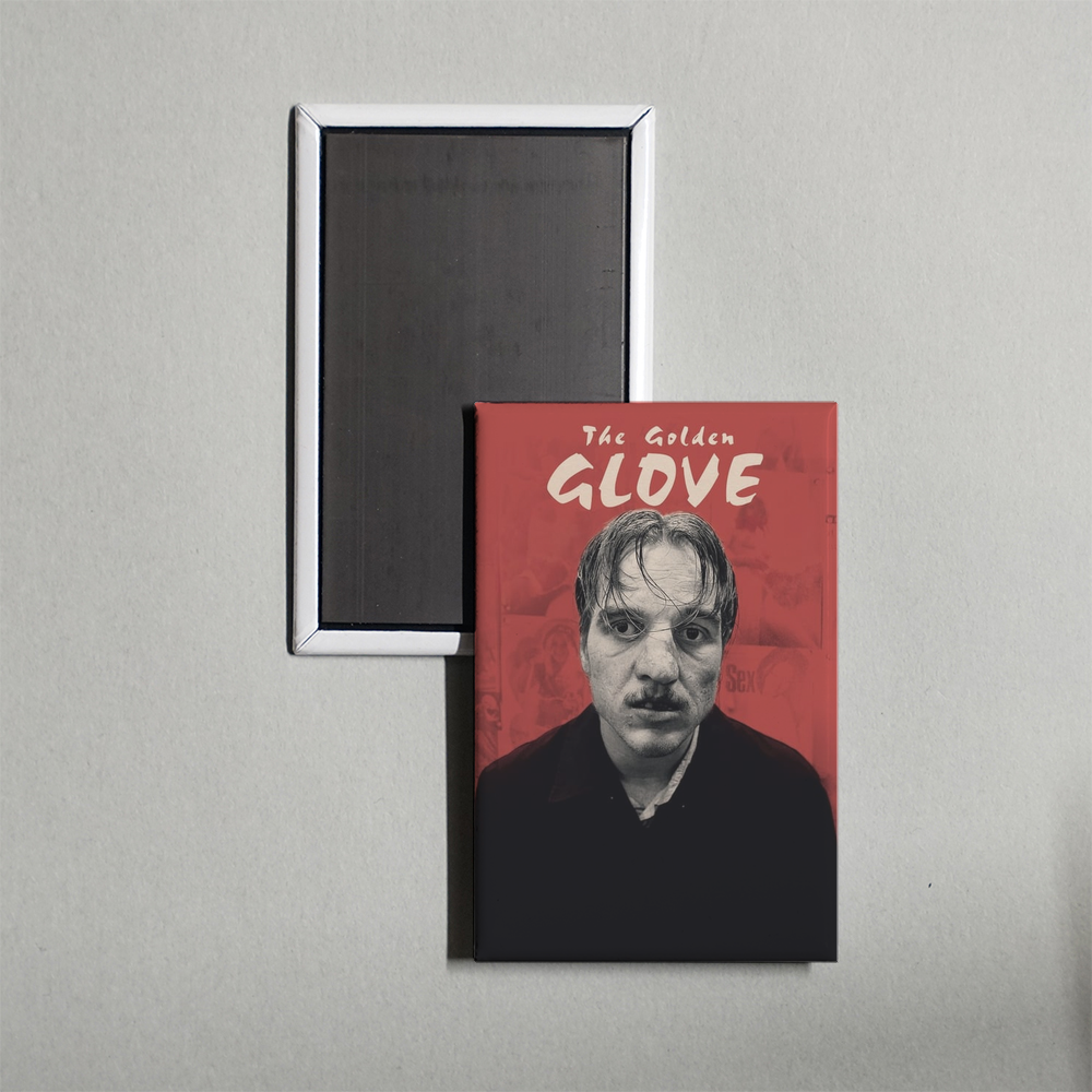 The Golden Glove Mini Movie Fridge Magnet