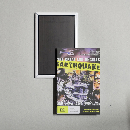 The Great Los Angeles Earthquake Mini Movie Fridge Magnet