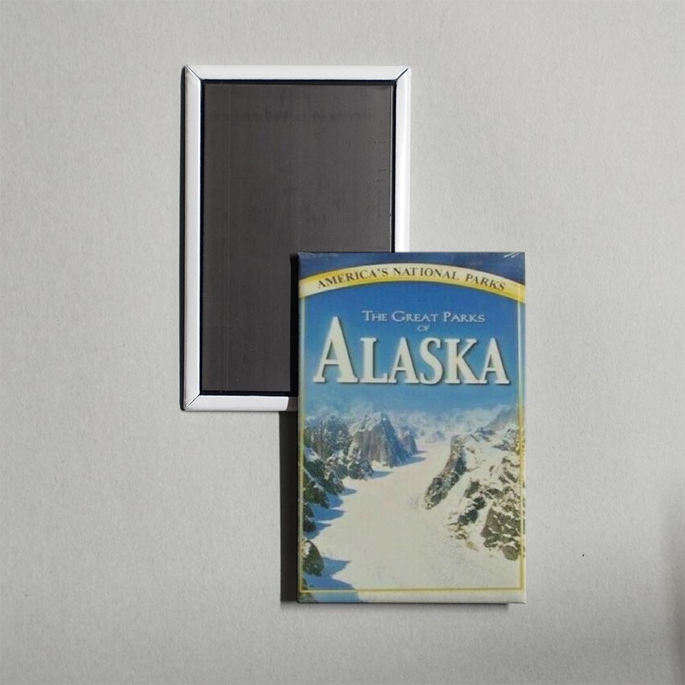 The Great Parks of Alaska Mini Movie Fridge Magnet