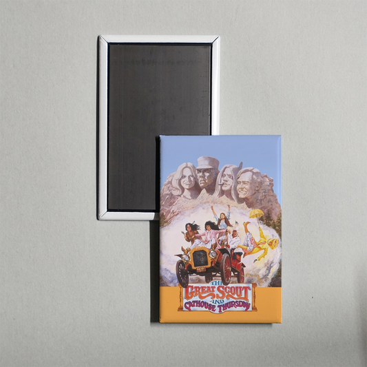 The Great Scout & Cathouse Thursday Mini Movie Fridge Magnet