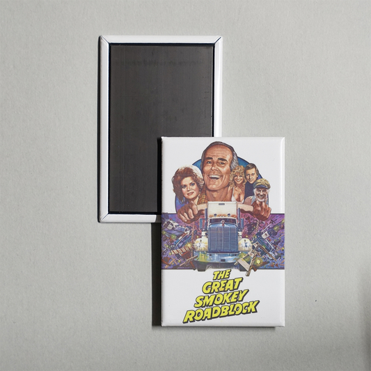 The Great Smokey Roadblock Mini Movie Fridge Magnet