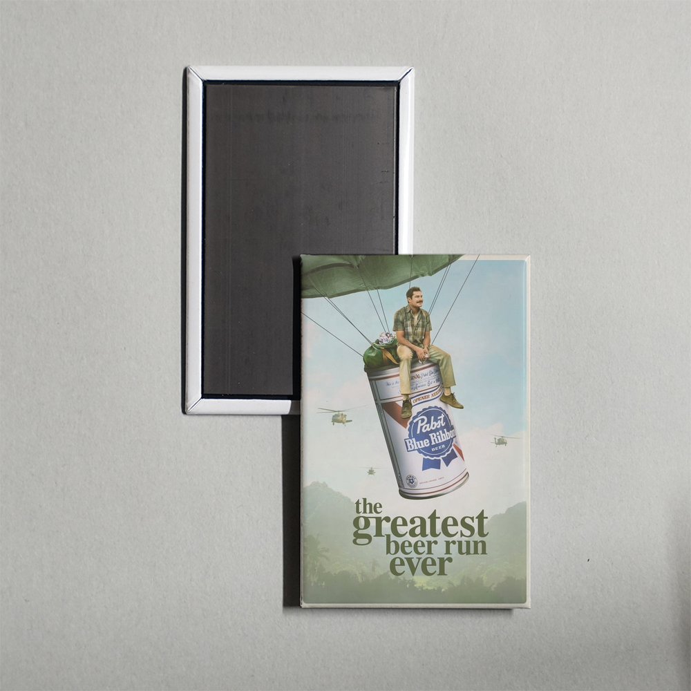 The Greatest Beer Run Ever Mini Movie Fridge Magnet