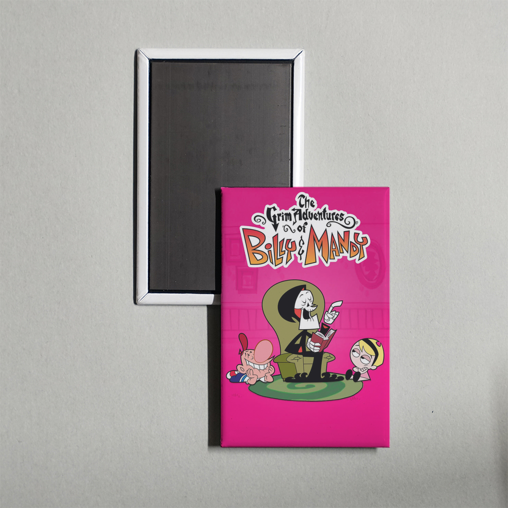 The Grim Adventures of Billy and Mandy TV Show Fridge Magnet