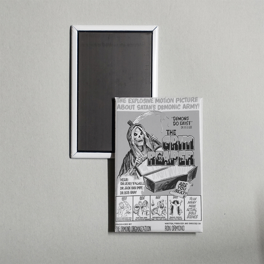 The Grim Reaper Mini Movie Fridge Magnet