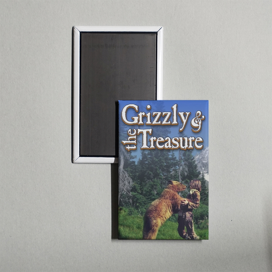 The Grizzly and the Treasure Mini Movie Fridge Magnet