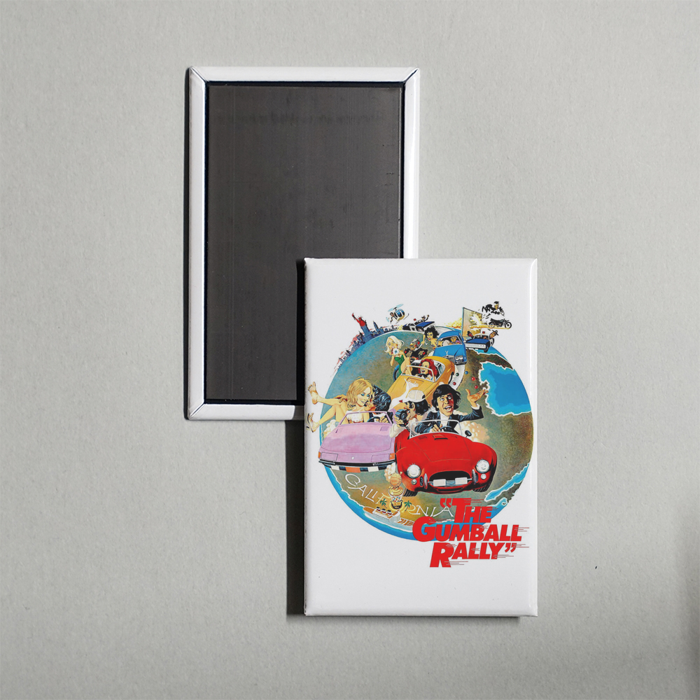 The Gumball Rally Mini Movie Fridge Magnet