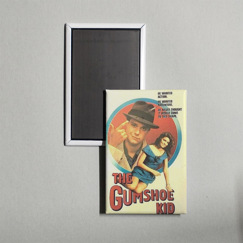 The Gumshoe Kid Mini Movie Fridge Magnet