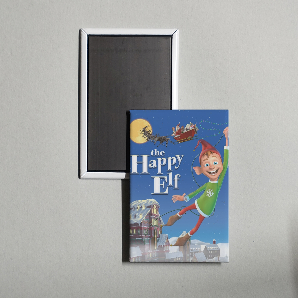 The Happy Elf Mini Movie Fridge Magnet