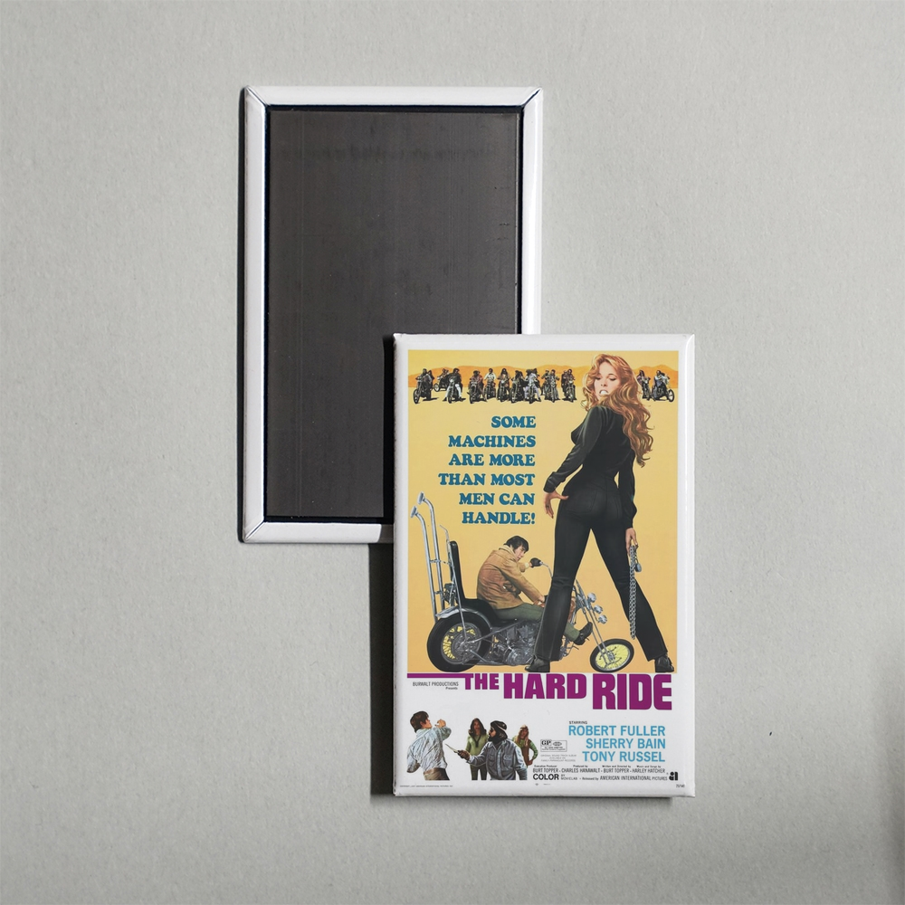The Hard Ride Mini Movie Fridge Magnet