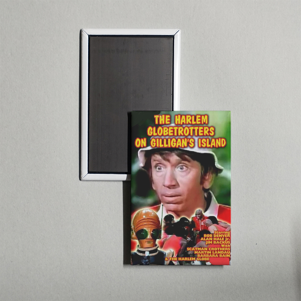 The Harlem Globetrotters on Gilligan's Island Mini Movie Fridge Magnet