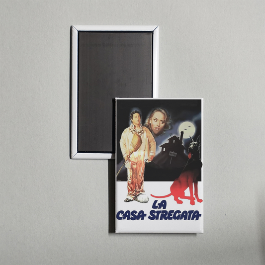 The Haunted House Mini Movie Fridge Magnet
