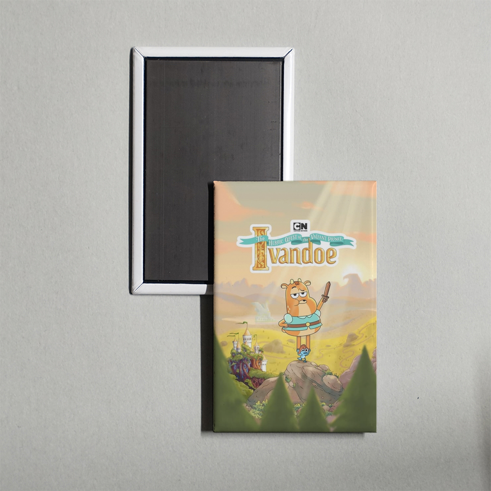 The Heroic Quest of the Valiant Prince Ivandoe TV Show Fridge Magnet