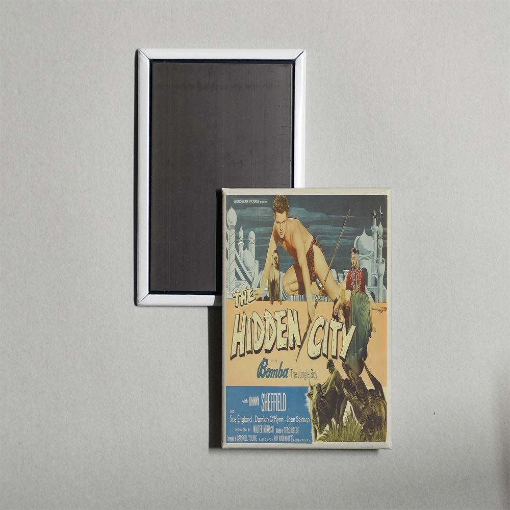 The Hidden City [1950] Mini Movie Fridge Magnet