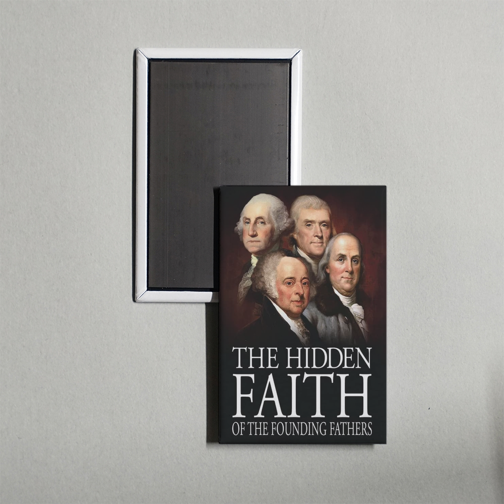 The Hidden Faith of the Founding Fathers Mini Movie Fridge Magnet