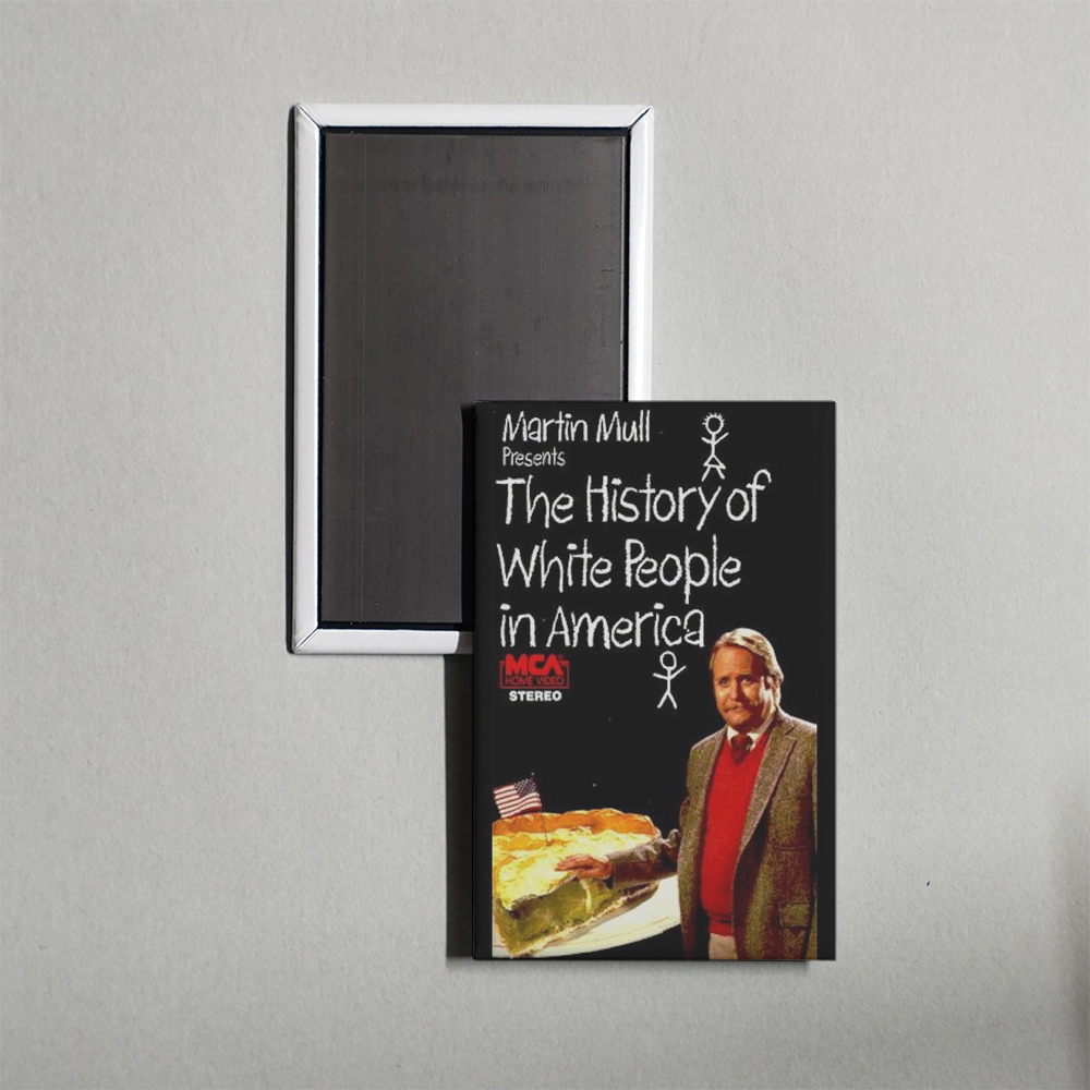 The History of White People in America Mini Movie Fridge Magnet