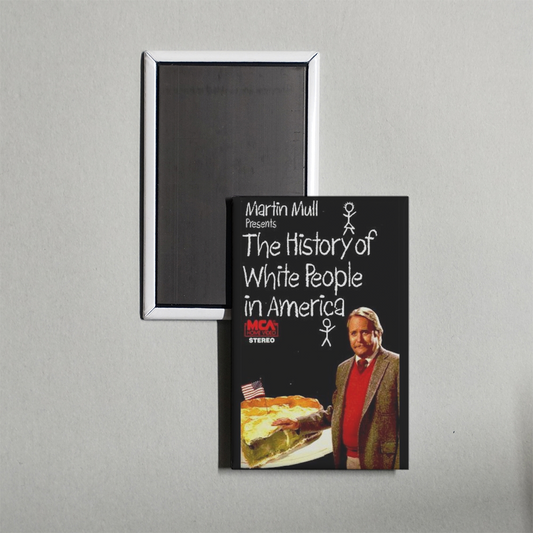 The History of White People in America Mini Movie Fridge Magnet