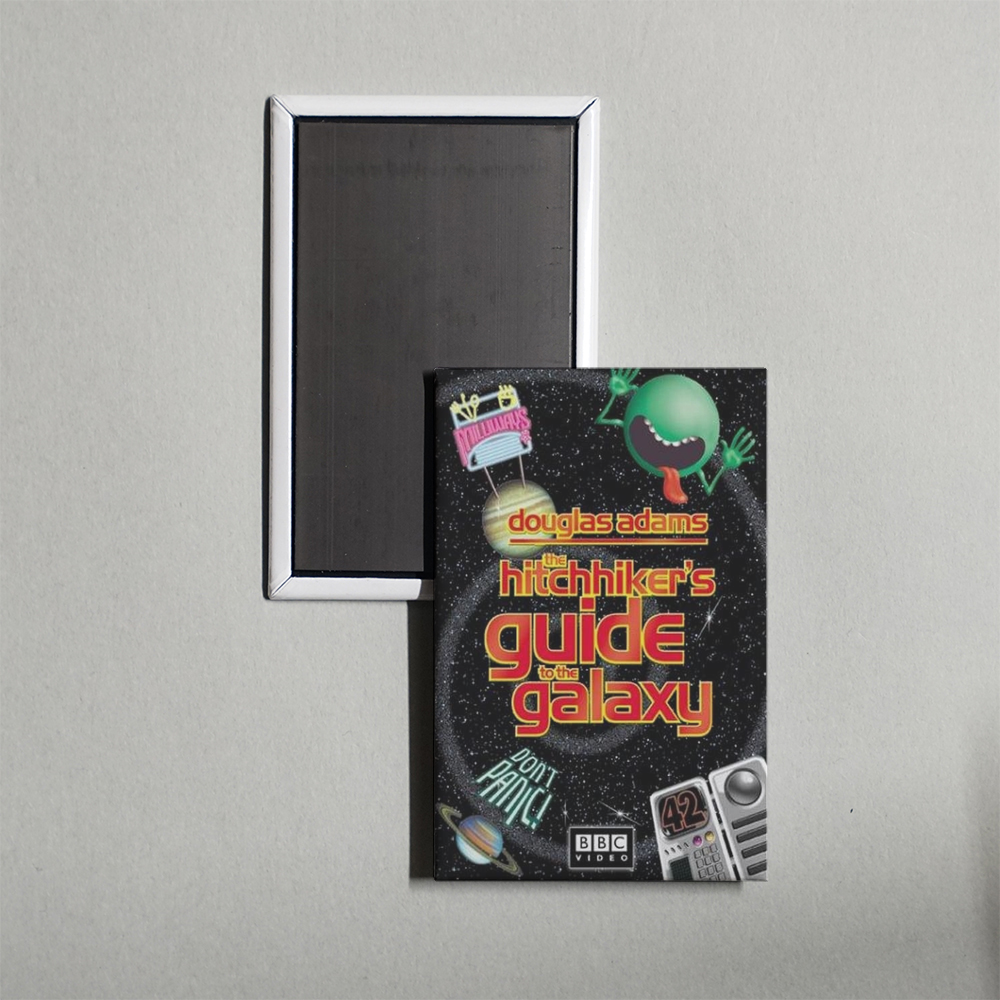 The Hitch Hikers Guide to the Galaxy Mini Movie Fridge Magnet