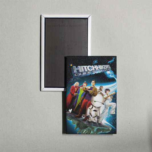 The Hitchhiker's Guide to the Galaxy Mini Movie Fridge Magnet