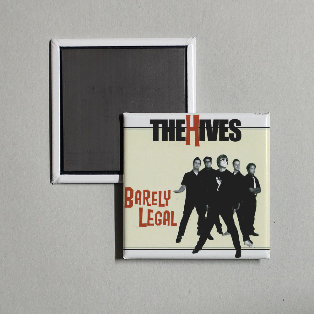 The Hives - Barely Legal Album Cover Fridge Magnet