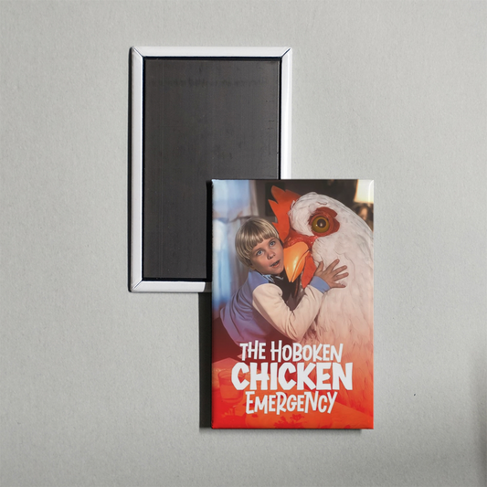 The Hoboken Chicken Emergency Mini Movie Fridge Magnet
