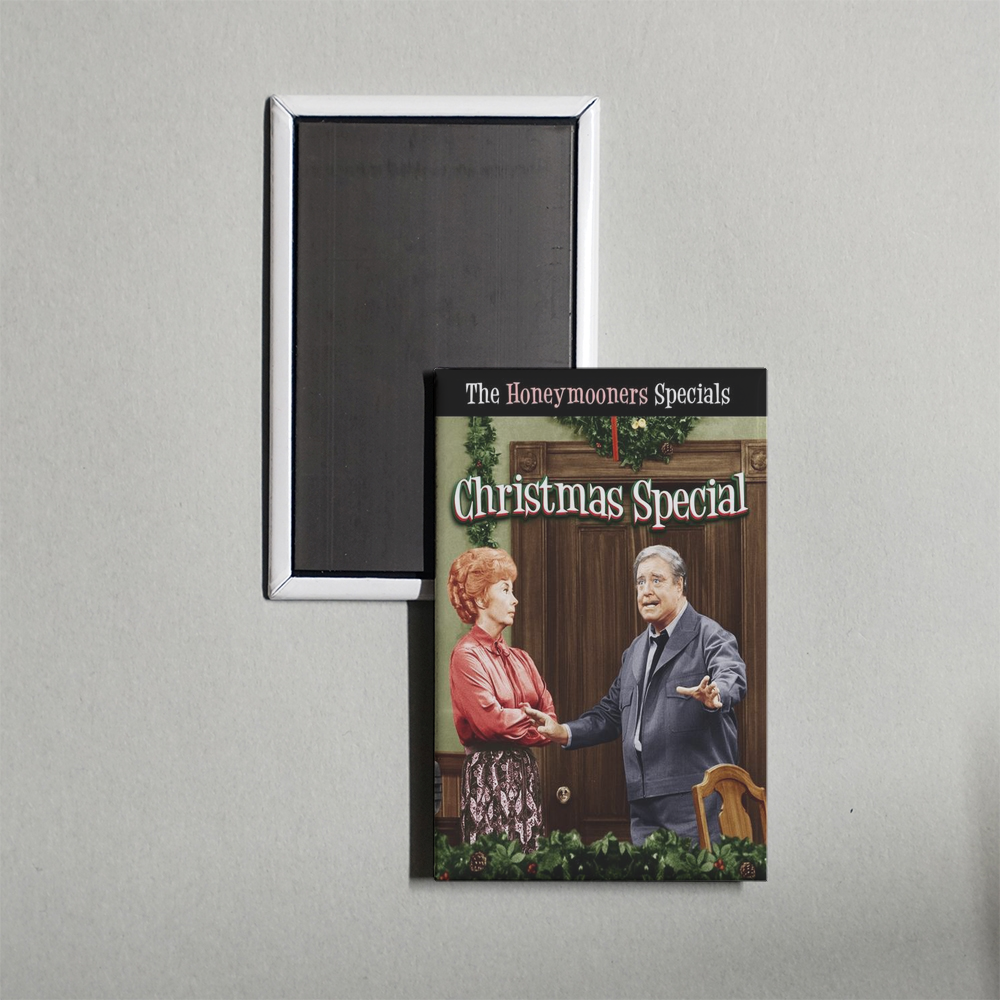 The Honeymooners Christmas Special Mini Movie Fridge Magnet