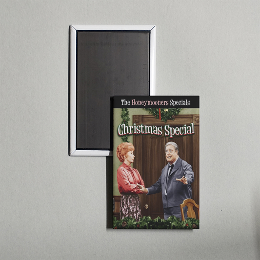 The Honeymooners Christmas Special Mini Movie Fridge Magnet