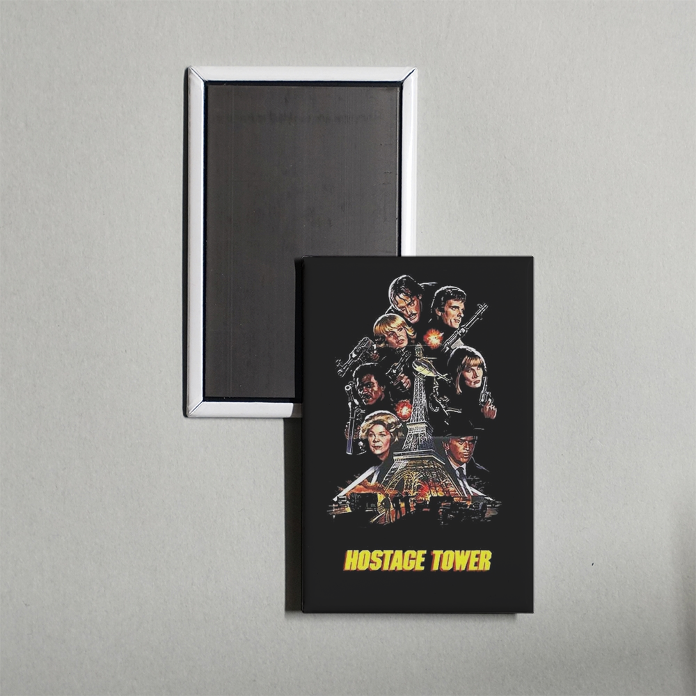 The Hostage Tower Mini Movie Fridge Magnet