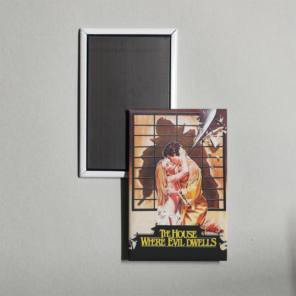 The House Where Evil Dwells Mini Movie Fridge Magnet