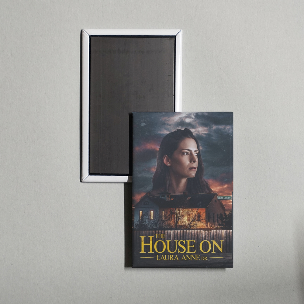 The House on Laura Anne Dr. Mini Movie Fridge Magnet