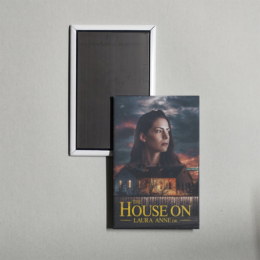 The House on Laura Anne Dr. Mini Movie Fridge Magnet