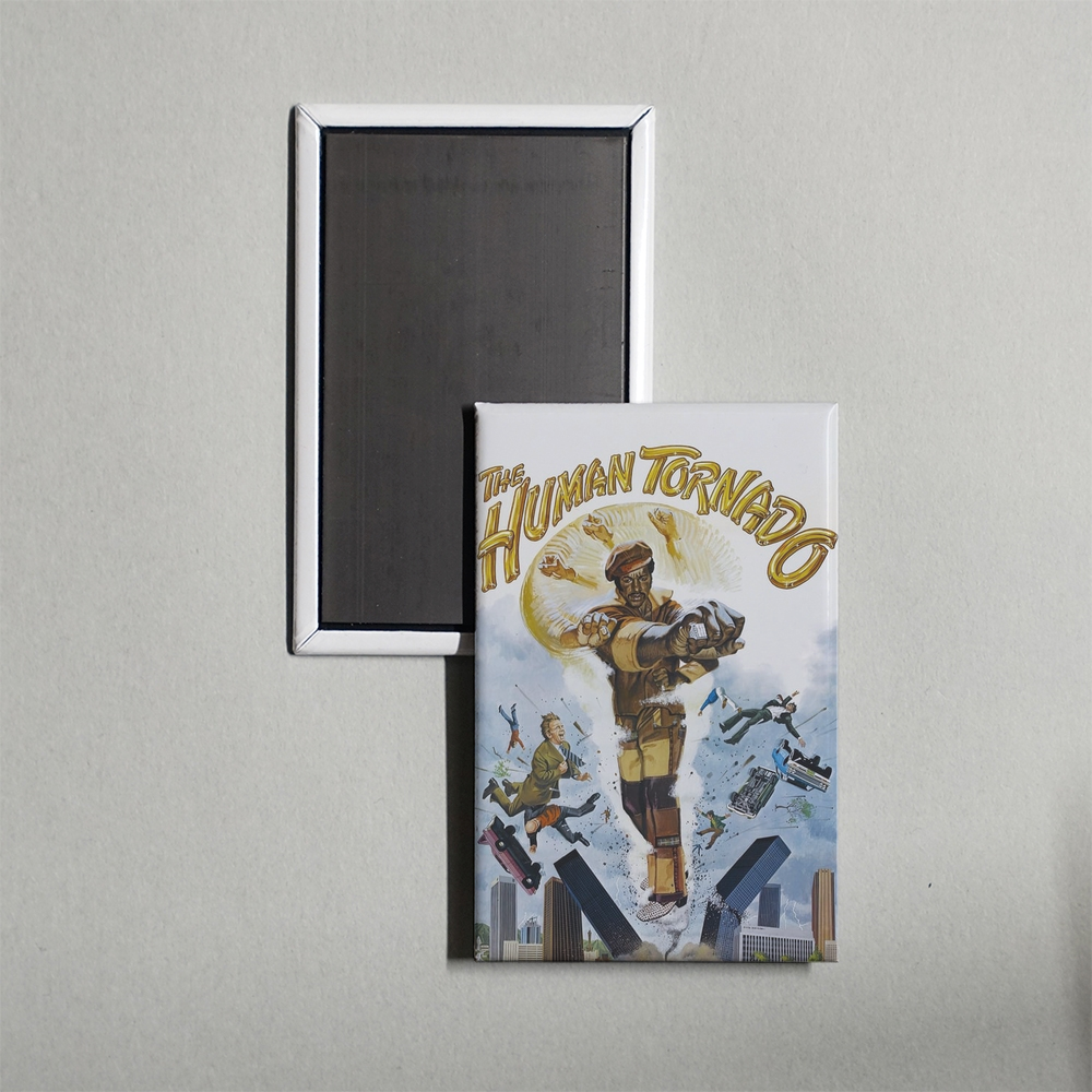 The Human Tornado Mini Movie Fridge Magnet