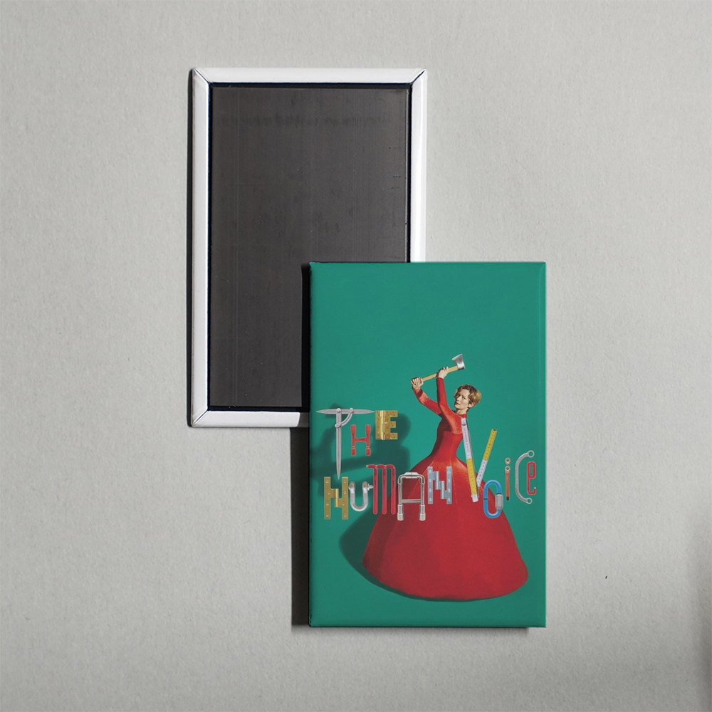 The Human Voice Mini Movie Fridge Magnet