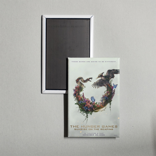 The Hunger Games Sunrise on the Reaping Mini Movie Fridge Magnet