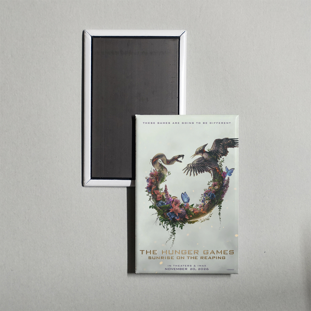 The Hunger Games Sunrise on the Reaping Mini Movie Fridge Magnet