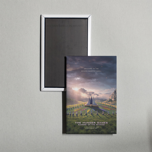 The Hunger Games Sunrise on the Reaping B Mini Movie Fridge Magnet