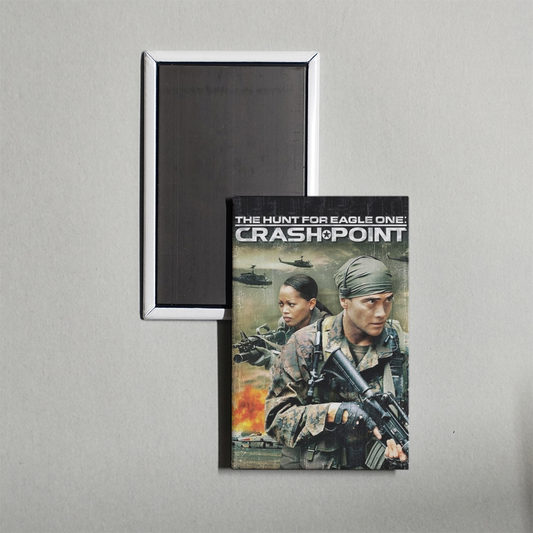 The Hunt for Eagle One Crash Point Mini Movie Fridge Magnet