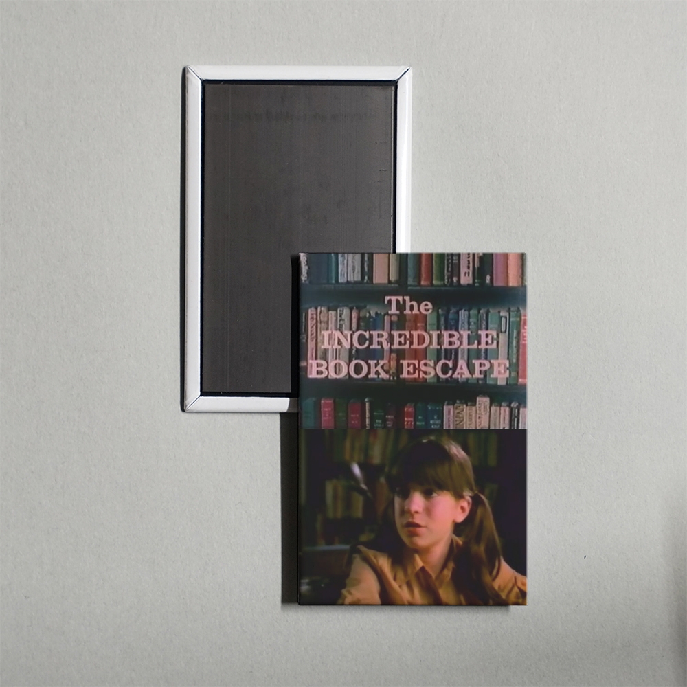 The Incredible Book Escape Mini Movie Fridge Magnet