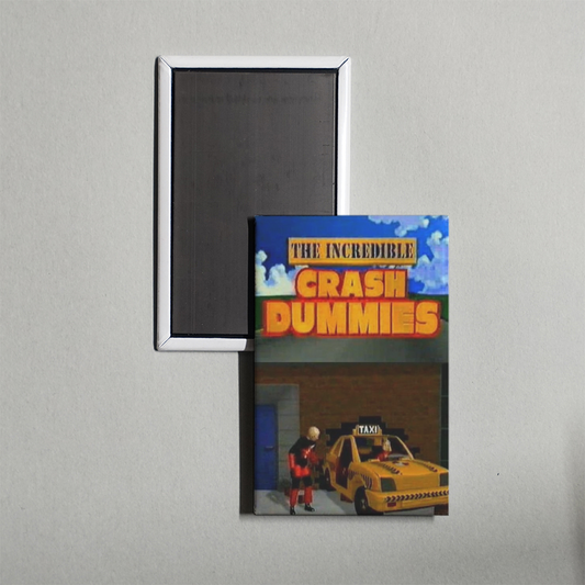The Incredible Crash Dummies TV Show Fridge Magnet