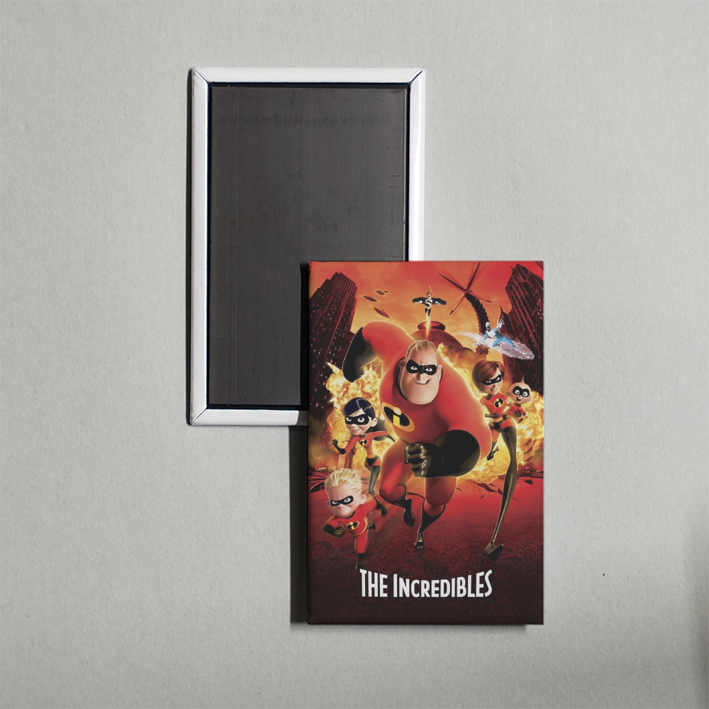 The Incredibles Mini Movie Fridge Magnet