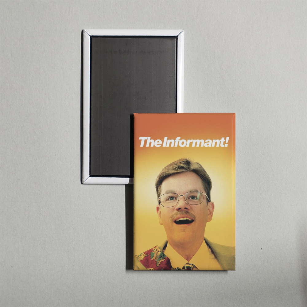 The Informant! Mini Movie Fridge Magnet