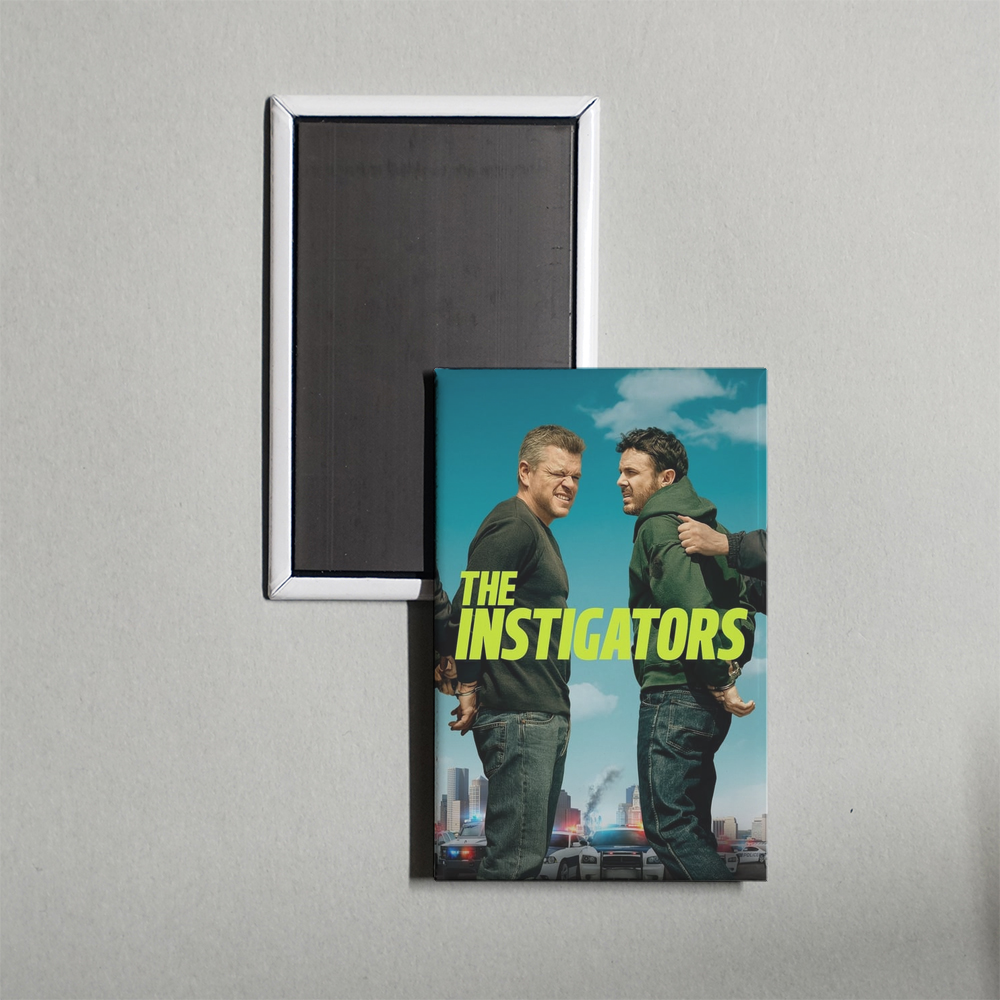 The Instigators Mini Movie Fridge Magnet