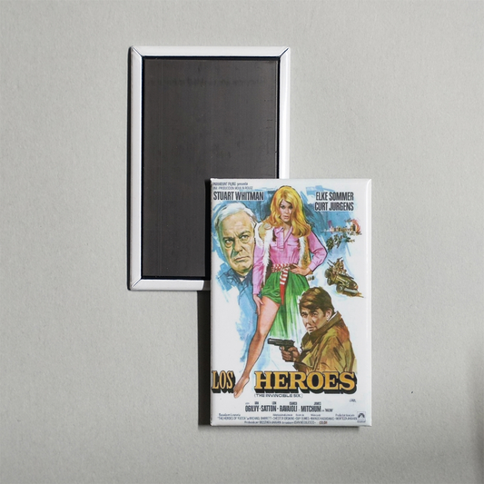 The Invincible Six Mini Movie Fridge Magnet