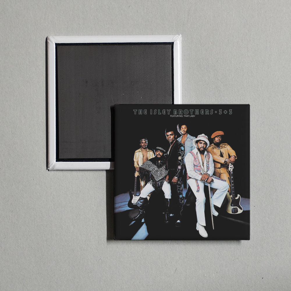 The Isley Brothers - 3+3 Album Cover Fridge Magnet
