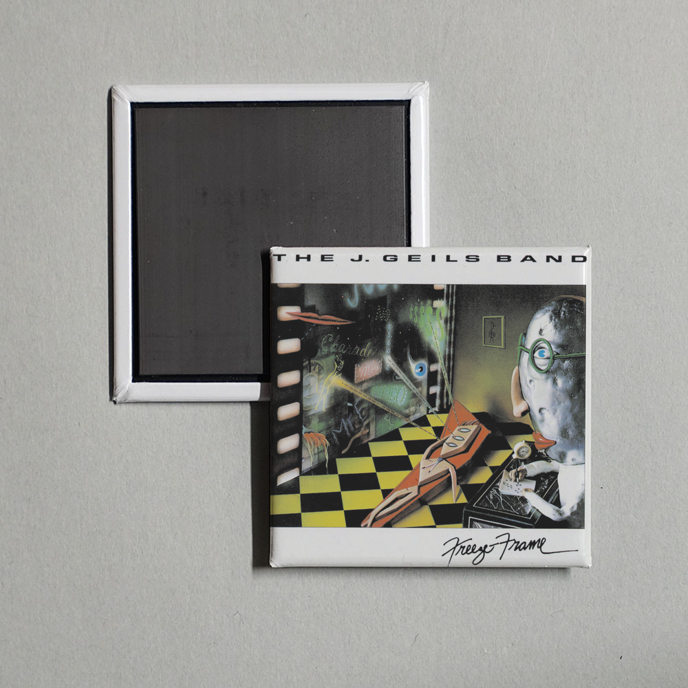 The J. Geils Band - Freeze Frame Album Cover Fridge Magnet