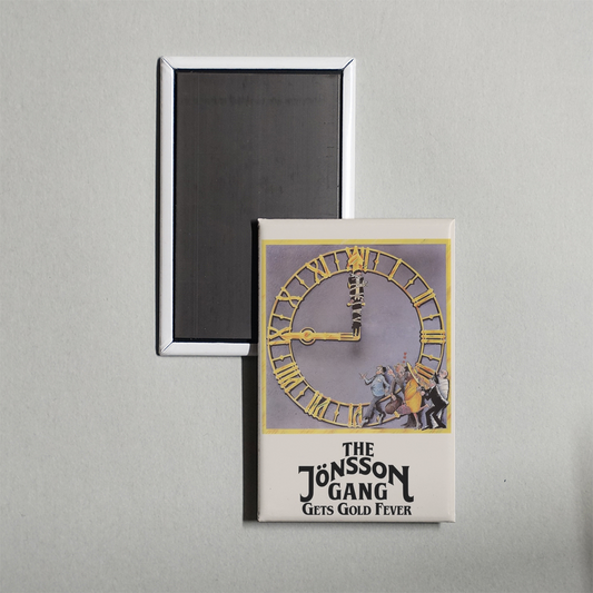 The JÃ¶nsson Gang Gets Gold Fever Mini Movie Fridge Magnet