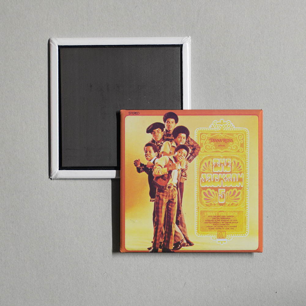 The Jackson 5 - Diana Ross Presents The Jackson 5 Album Cover Fridge Magnet