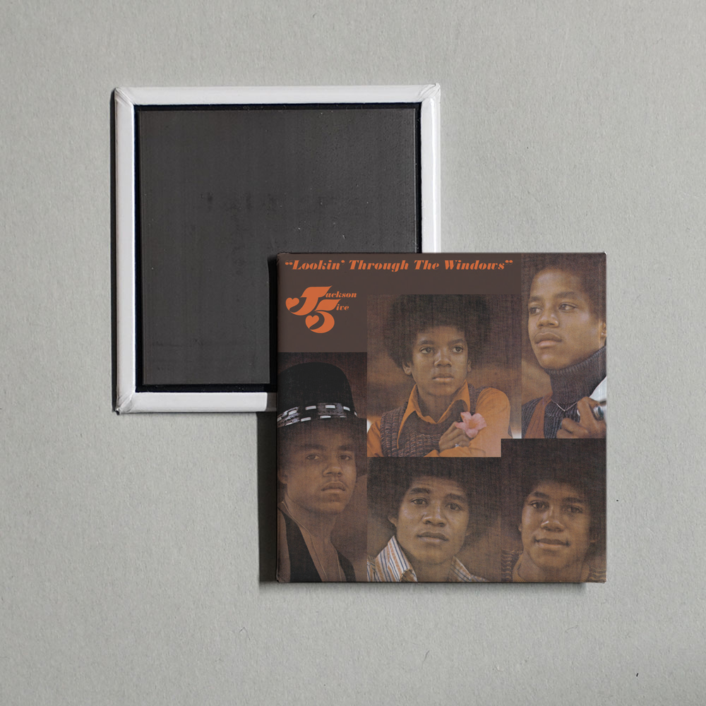 The Jackson 5 - Lookin' Through The Windows Album Cover Fridge Magnet